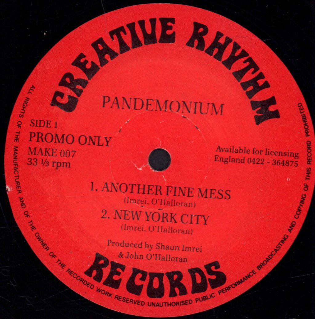 Pandemonium (Dance) - Another Fine Mess - 12 Inch