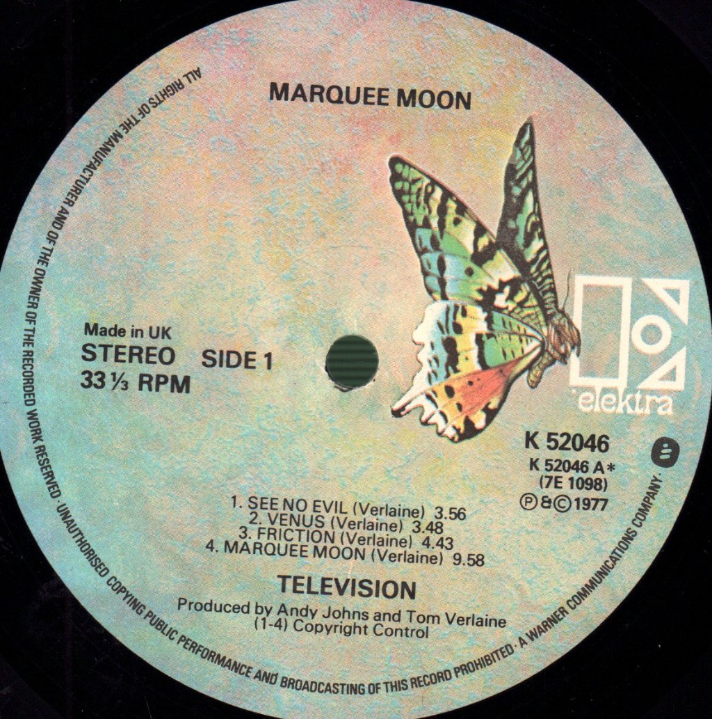 Television - Marquee Moon - Lp