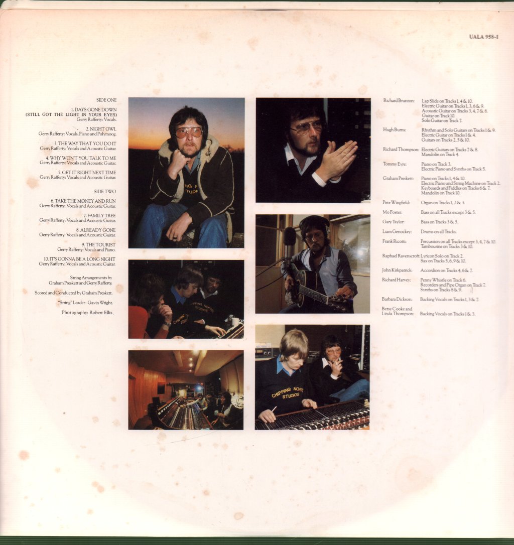 Gerry Rafferty - Night Owl - Lp
