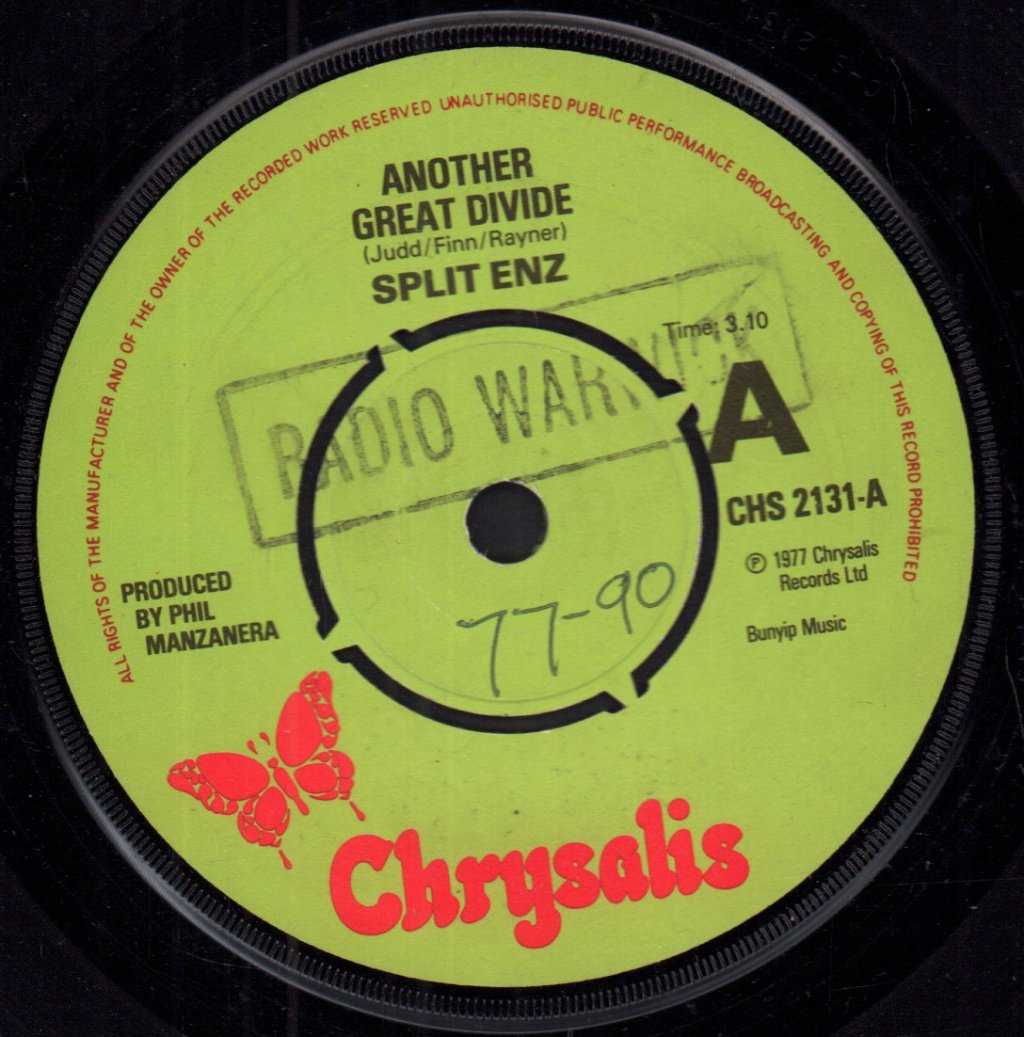Split Enz - Another Great Divide - 7 Inch
