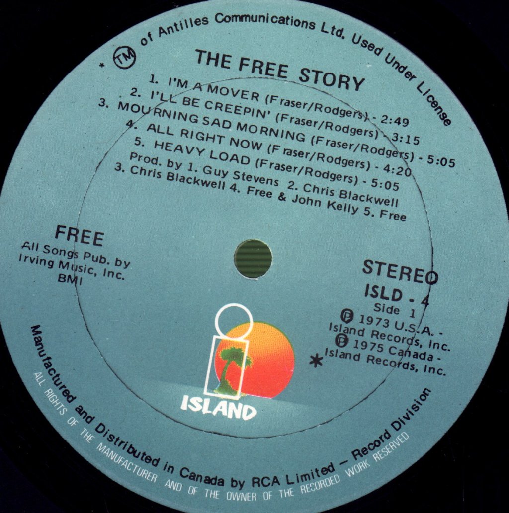 Free - Free Story - Double Lp