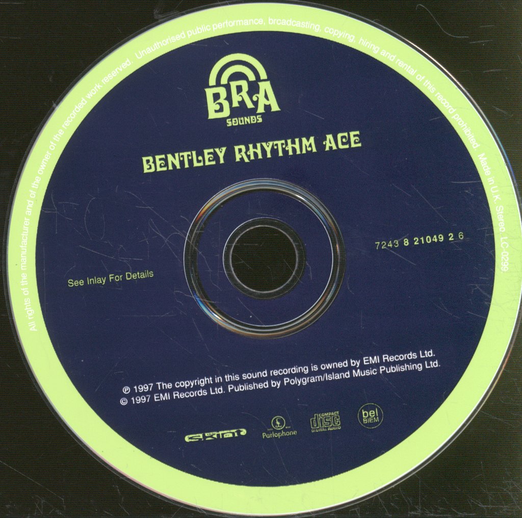 Bentley Rhythm Ace - Bentley Rhythm Ace - Cd