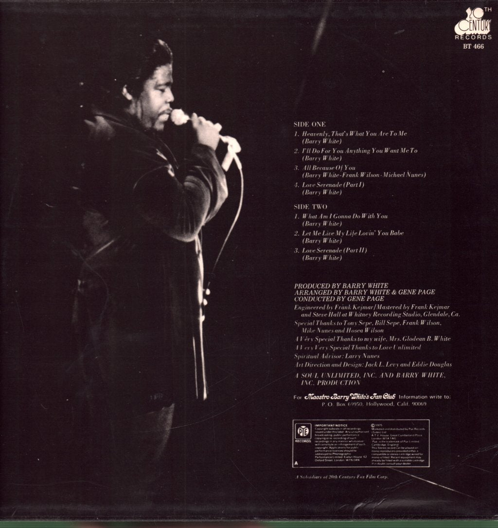 Barry White - Just Another Way To Say I Love You - Lp