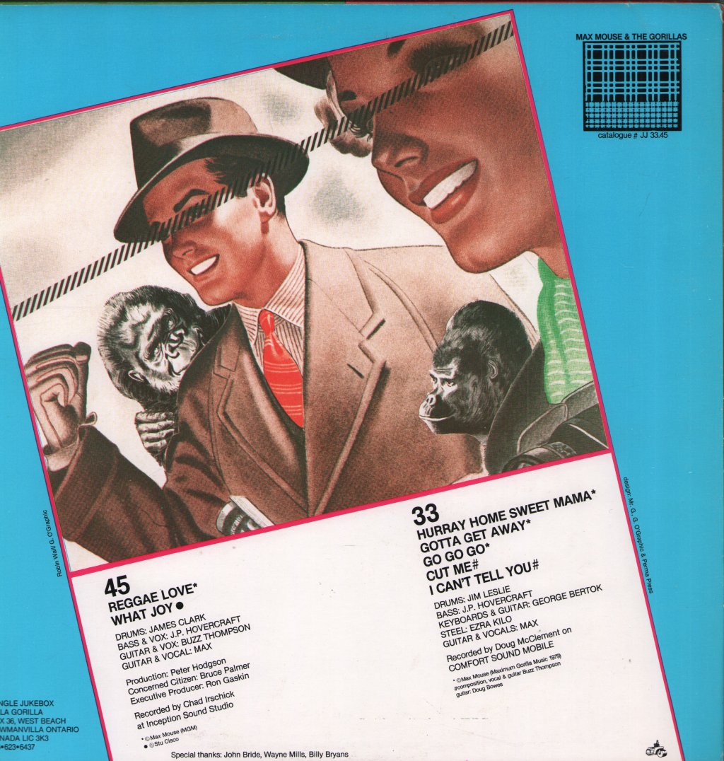 Max Mouse And The Gorillas - Stilla Gorilla - Lp