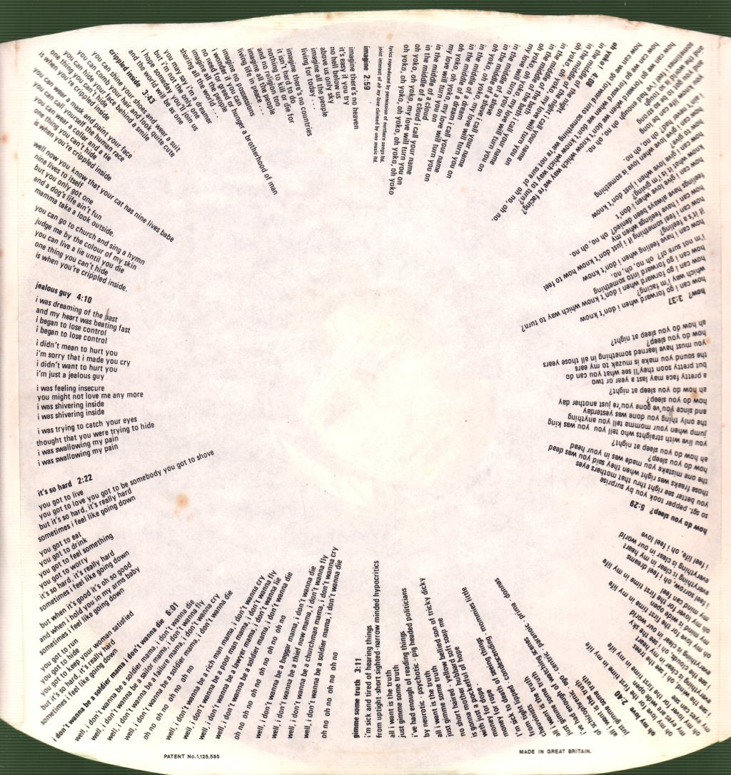 John Lennon - Imagine - Lp