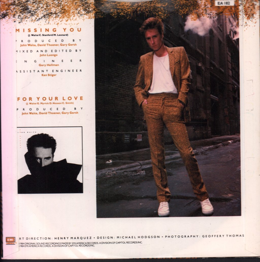 John Waite - Missing You - 7 Inch