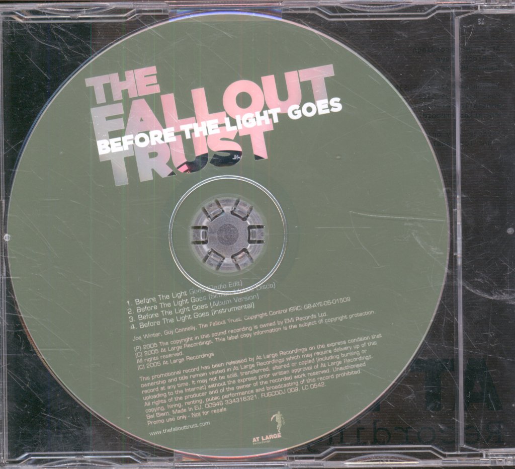 Fallout Trust - Before The Light Goes - Cd