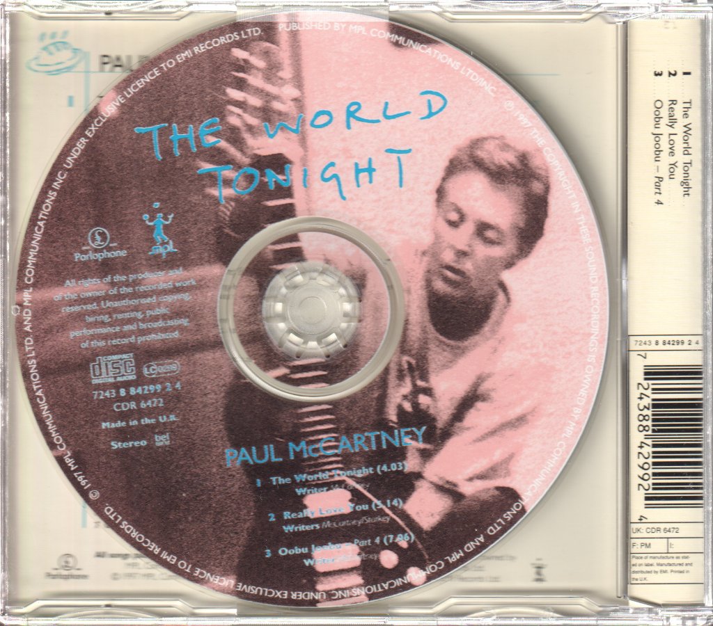 Paul McCartney - World Tonight - Cd