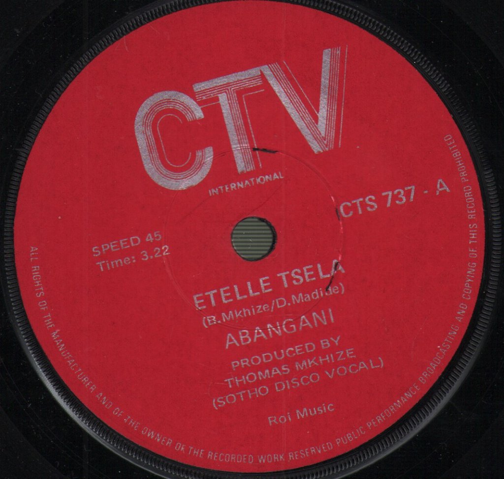 Abangani - Etelle Tsela / Awuna Letho - 7 Inch