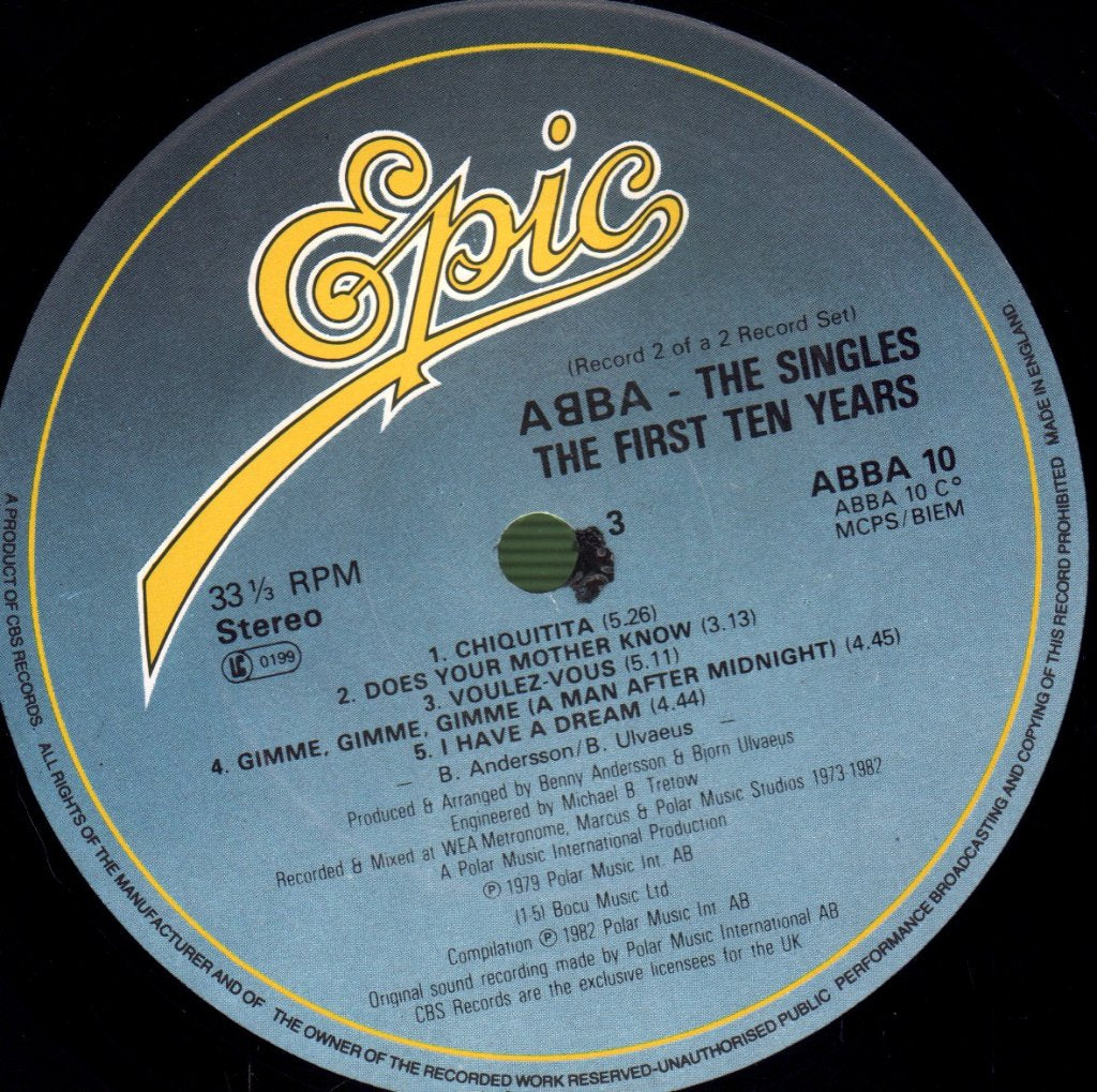 ABBA - Singles - Double Lp