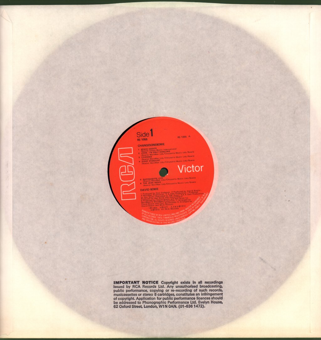 David Bowie - Changes One - Lp