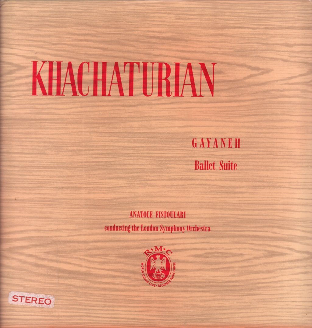 London Symphony Orchestra - khachaturian Gayaneh Ballet Suite - Lp