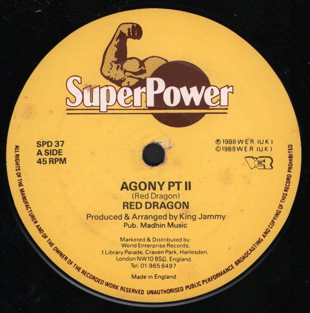 Red Dragon - Agony Part 2 - 12 Inch