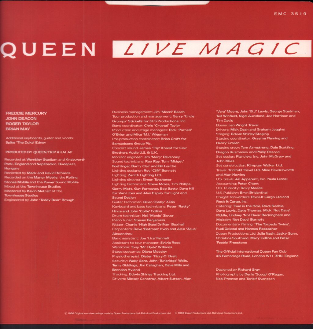 Queen - Live Magic - Lp