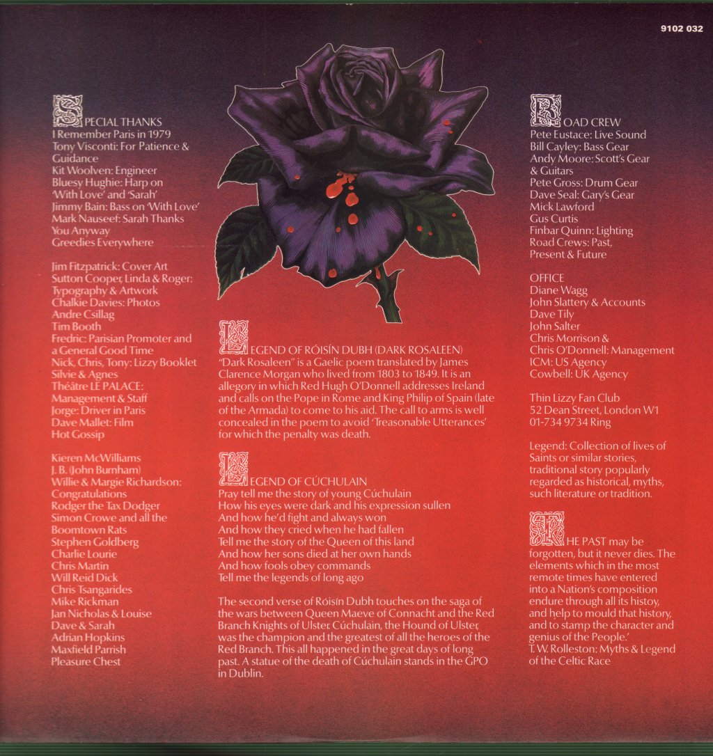 Thin Lizzy - Black Rose - Lp