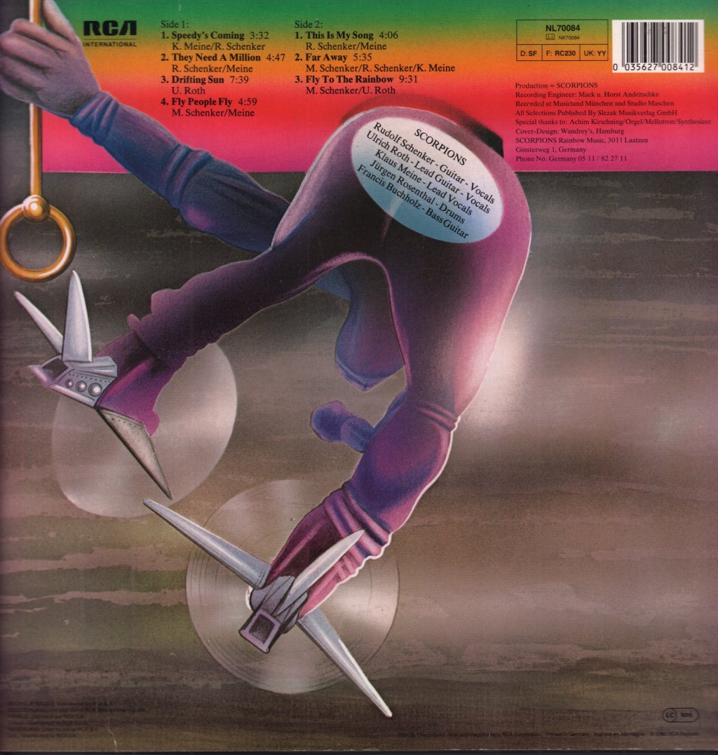 Scorpions - Fly To The Rainbow - Lp