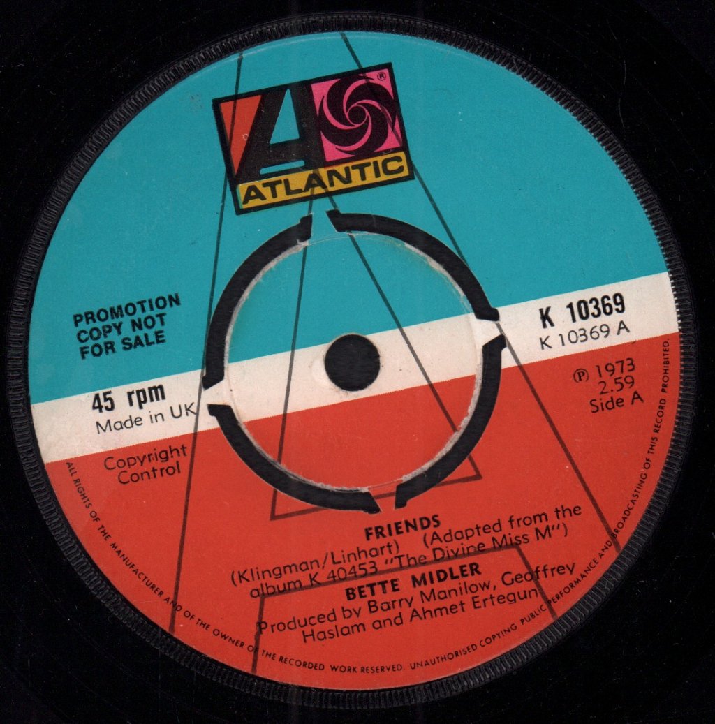 Bette Midler - Friends - 7 Inch