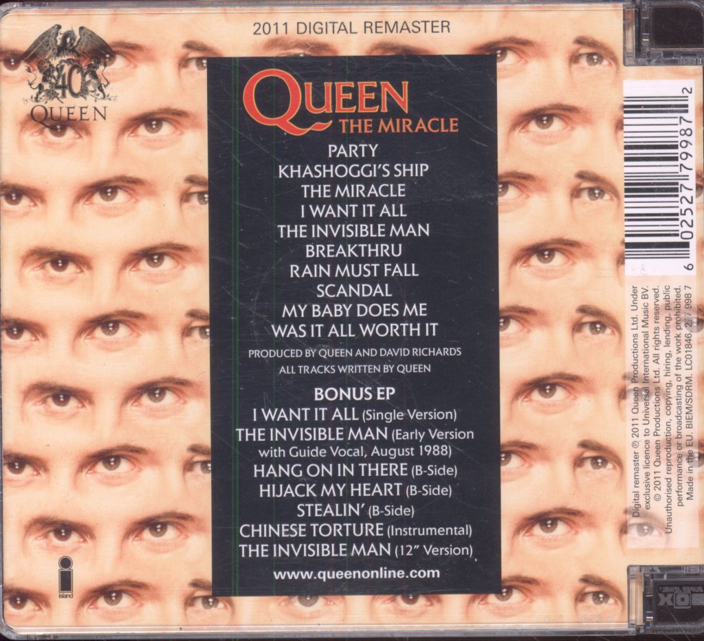 Queen - Miracle - Cd