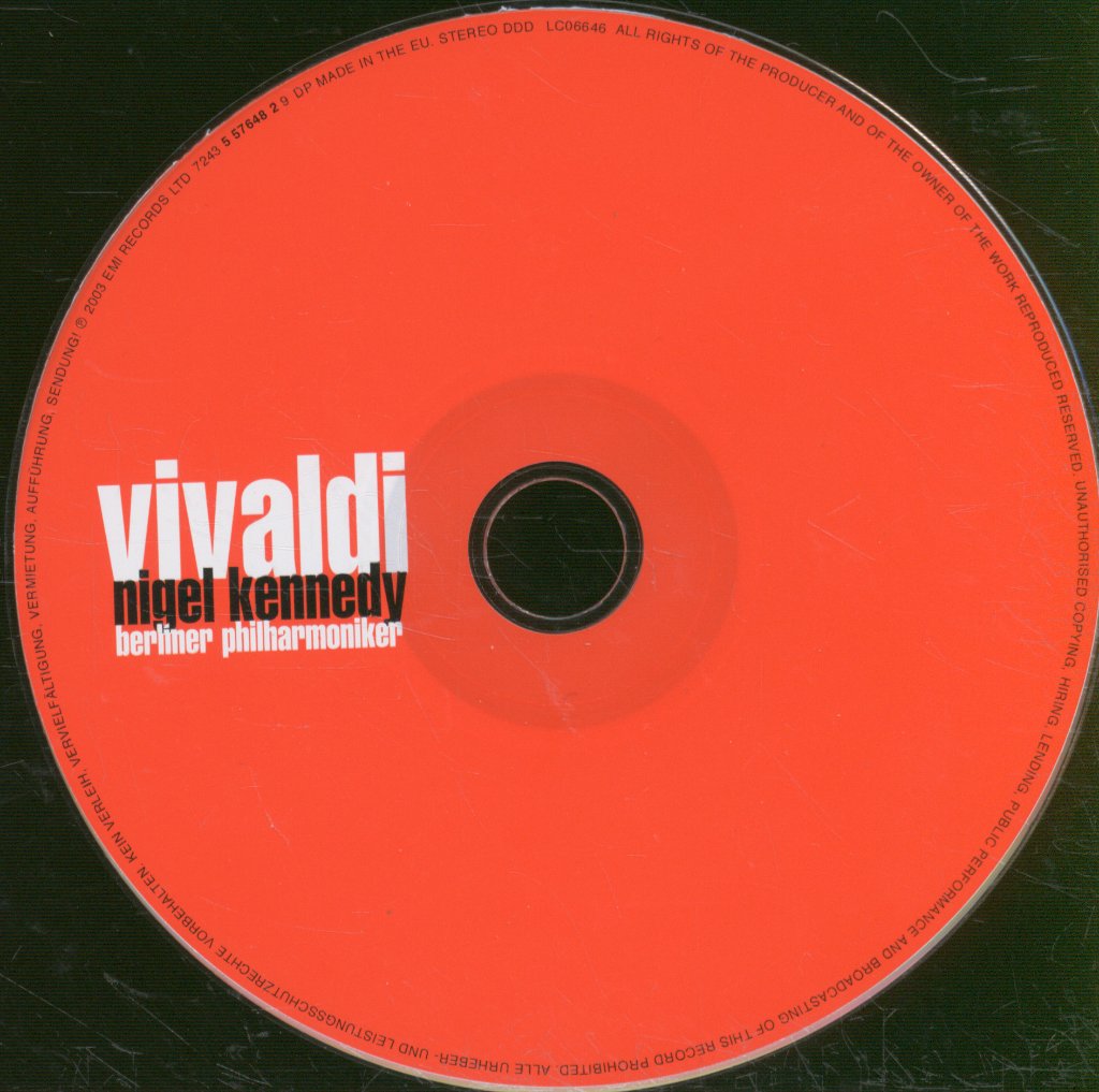 Berliner Philharmoniker, Nigel Kennedy - Vivaldi - Cd