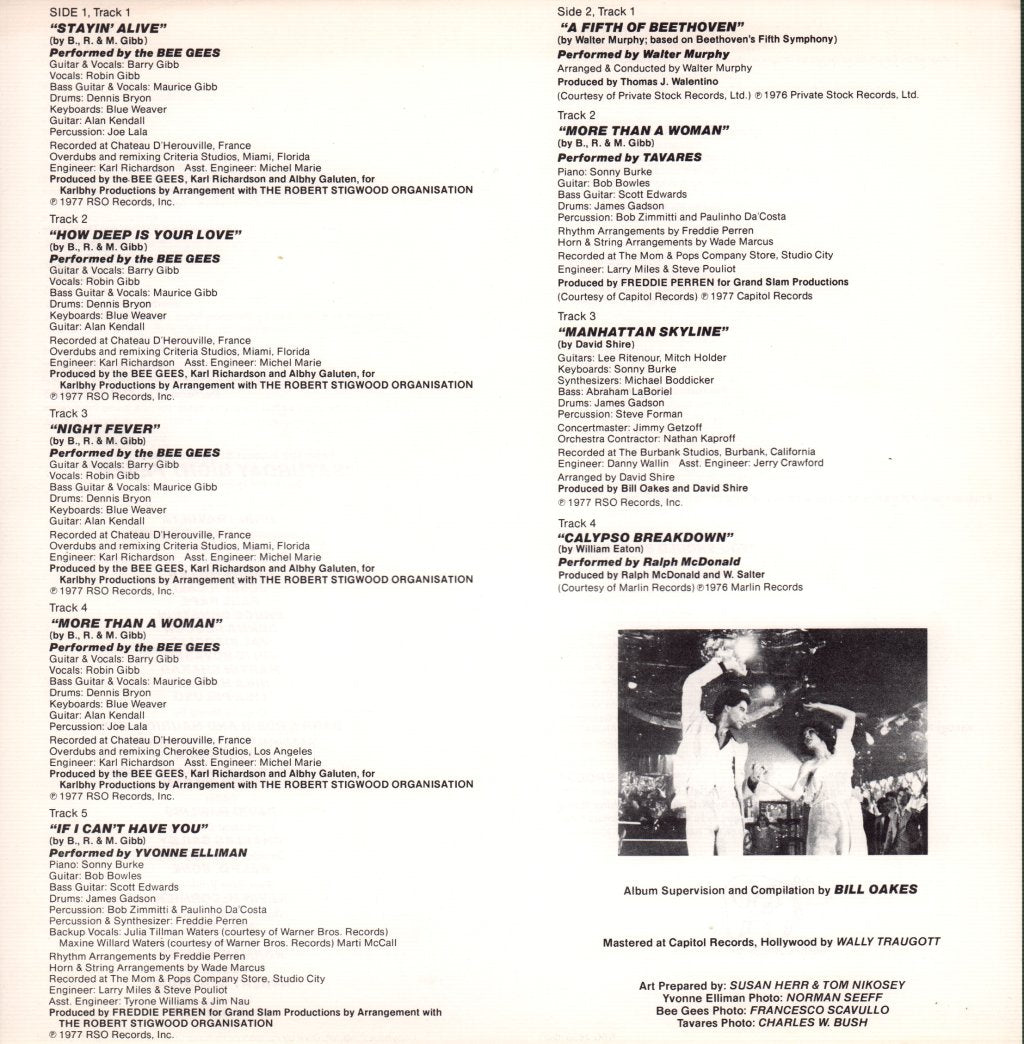 Various Artists - Saturday Night Fever (Original Movie Soundtrack) - Double Lp