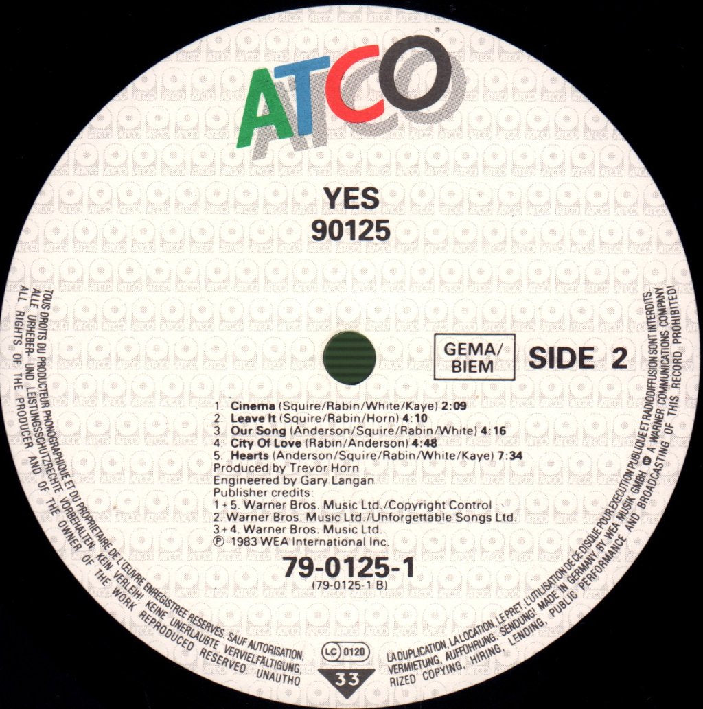 Yes - 90125 - Lp