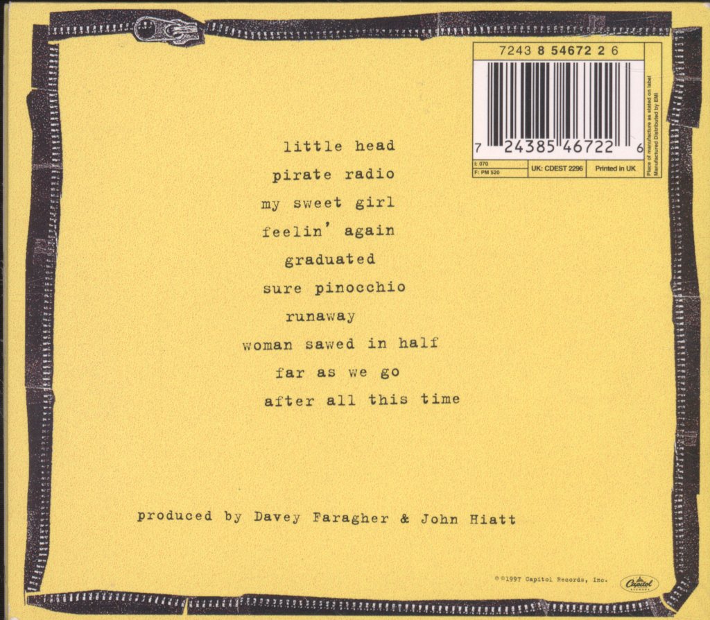 John Hiatt - Little Head - Cd