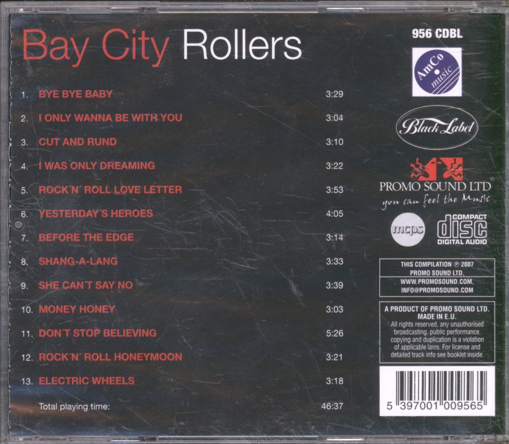Bay City Rollers - Original Performers Original Sound - Cd