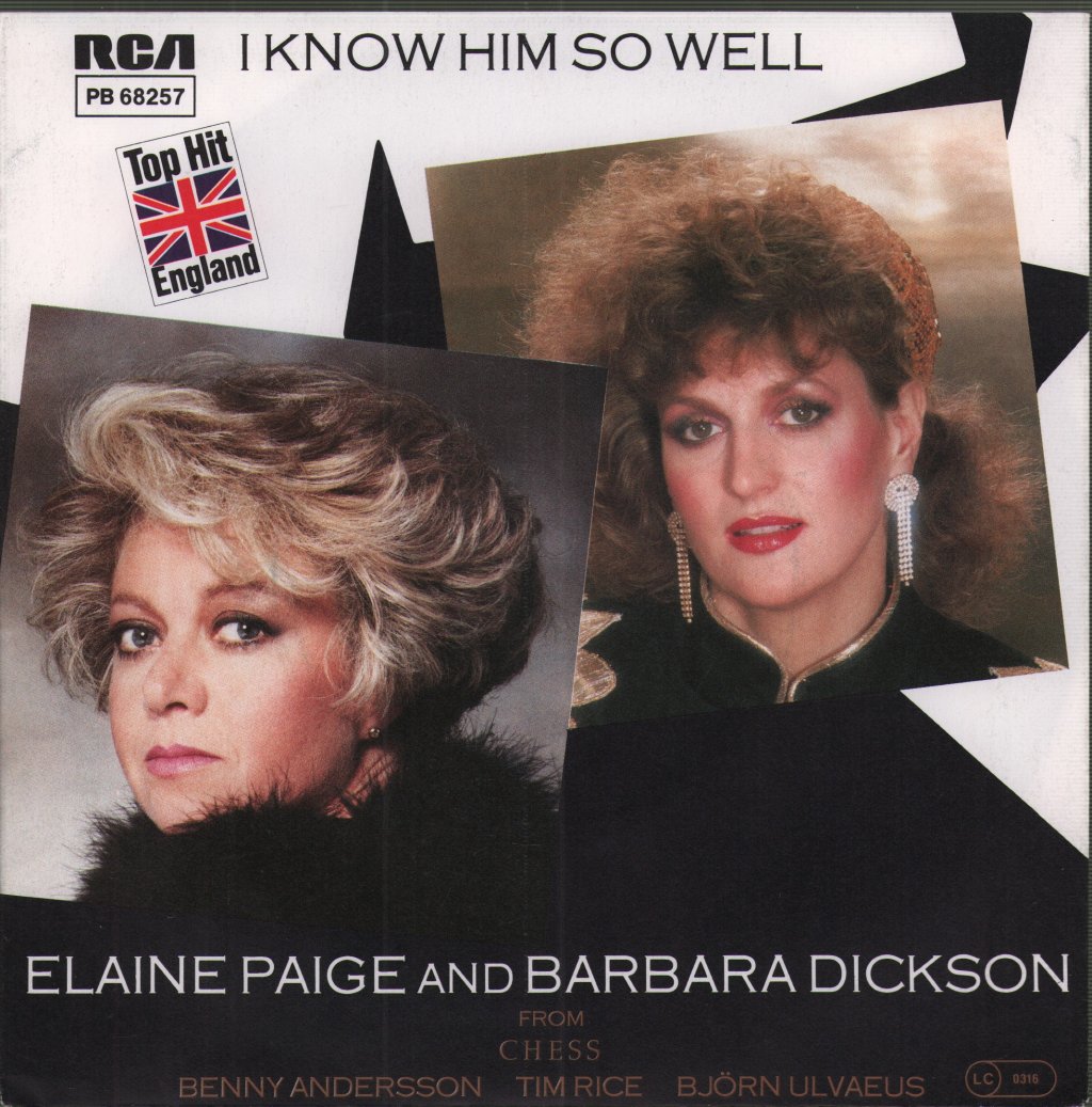 Elaine Paige And Barbara Dickson - I Know Him So Well - 7 Inch