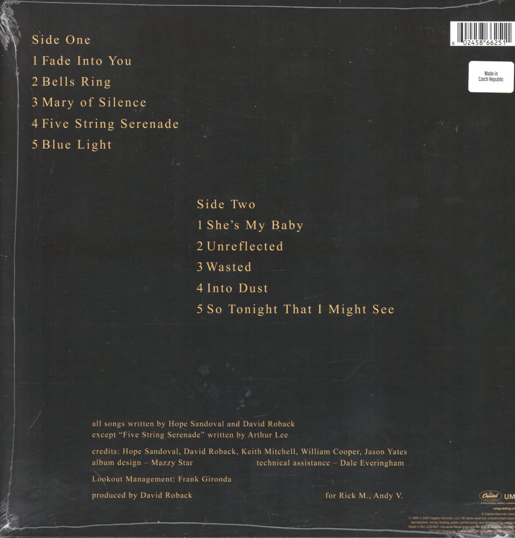 Mazzy Star - So Tonight That I Might See (Violet Smoke/Purple/Black Splatter Vinyl) (Rsd Essential) - Lp
