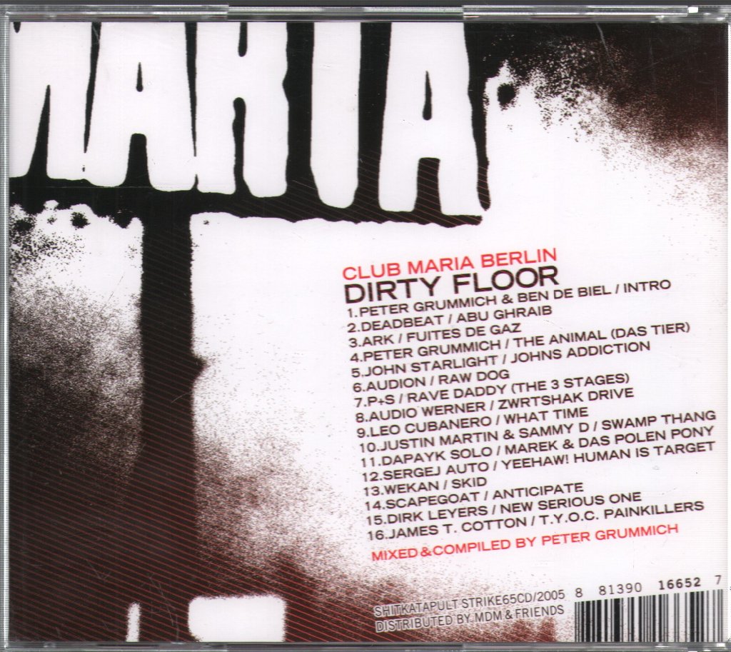 Peter Grummich - Club Maria Berlin: Dirty Floor - Cd