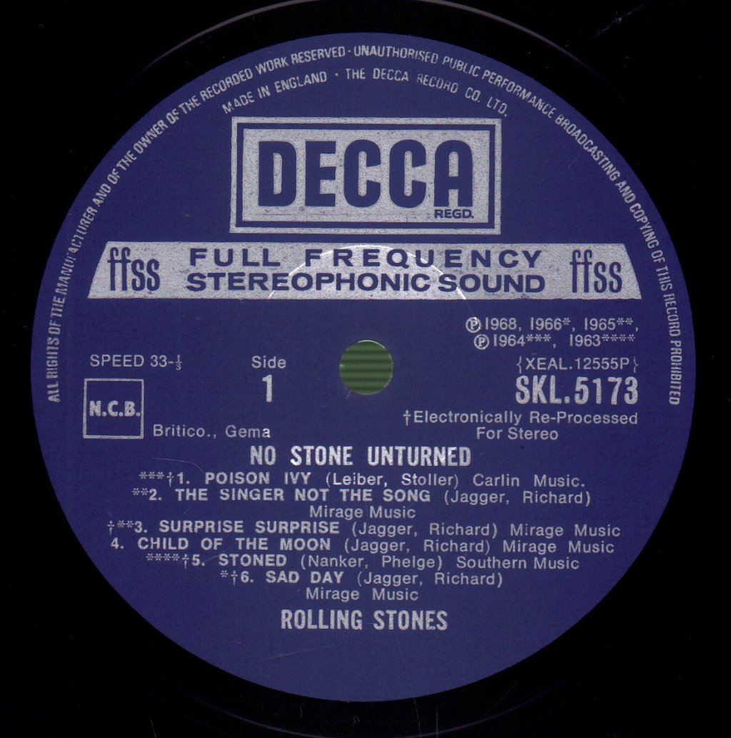 Rolling Stones - No Stone Unturned - Lp