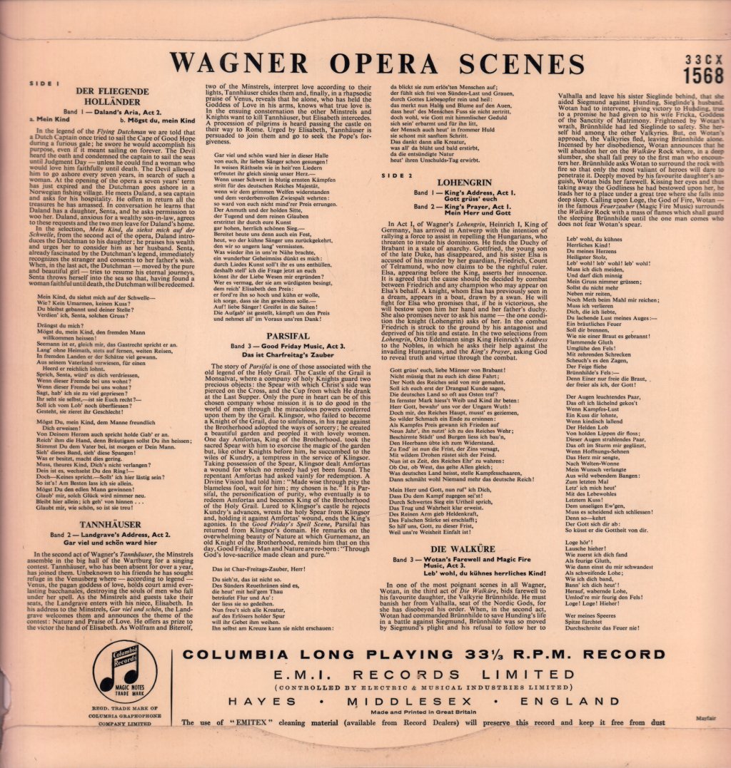 Otto Edelmann - Wagner Opera - Lp