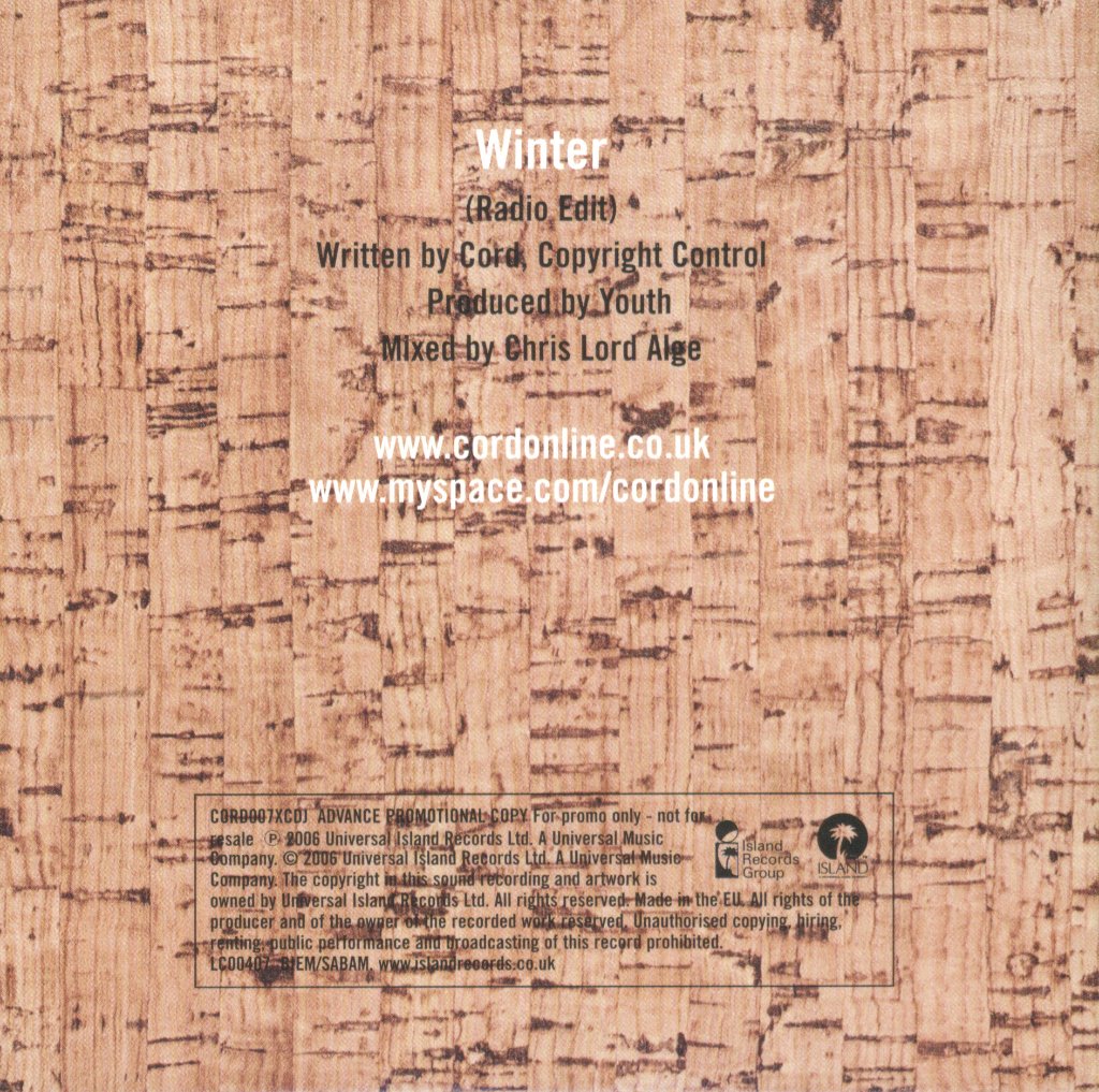Cord - Winter - Cd