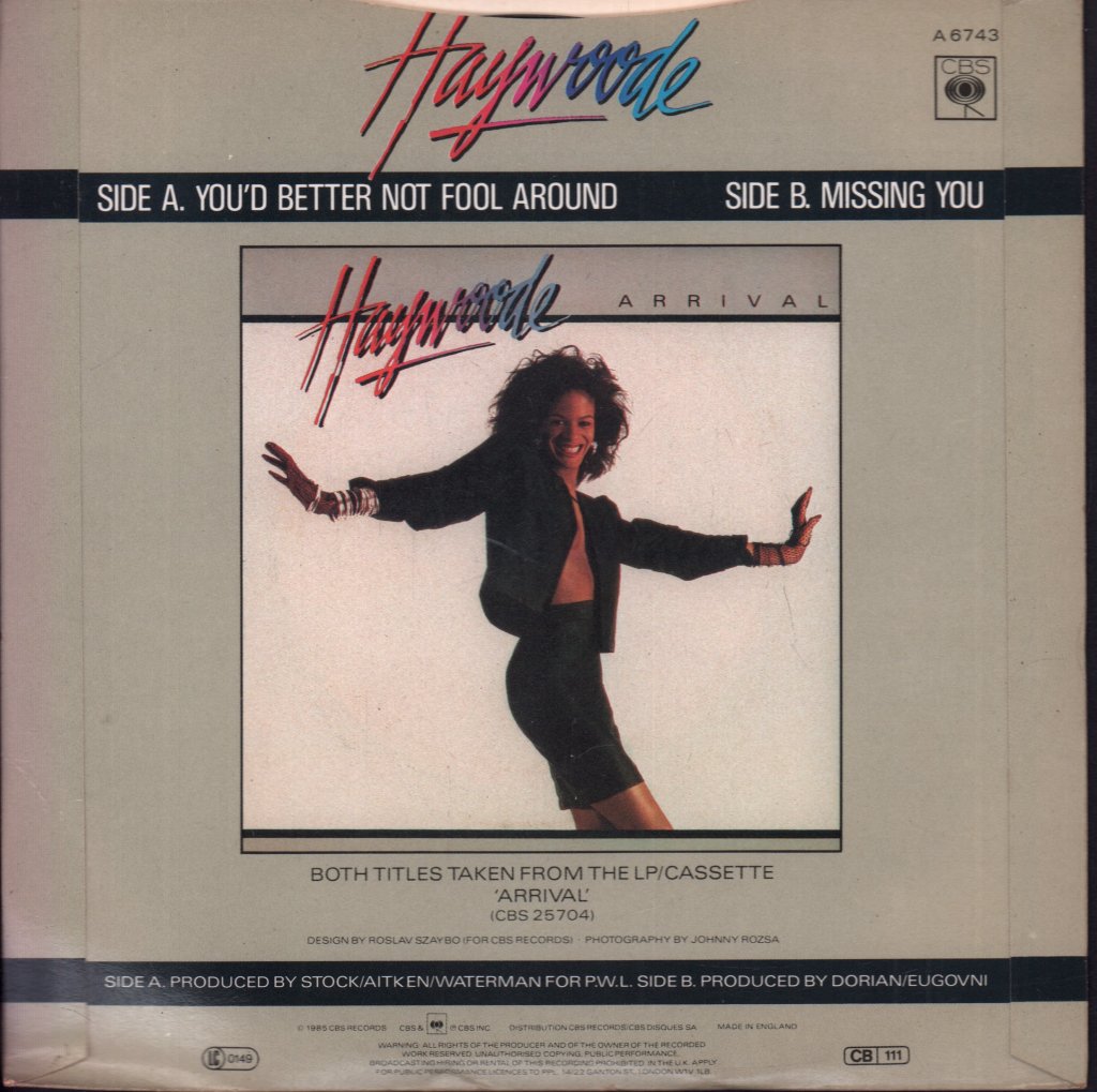 Haywoode - You'd Better Not Fool Around - 7 Inch