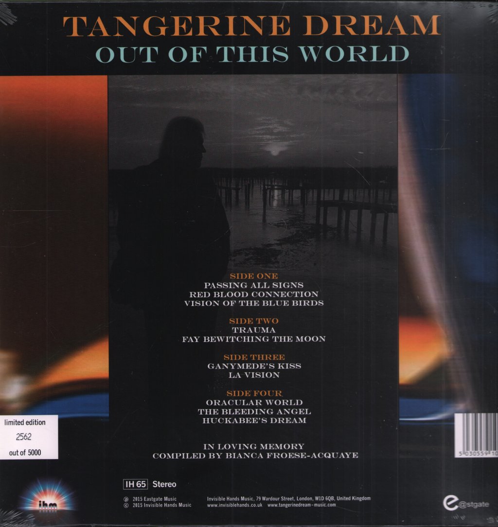 Tangerine Dream - Out Of This World - Double Lp