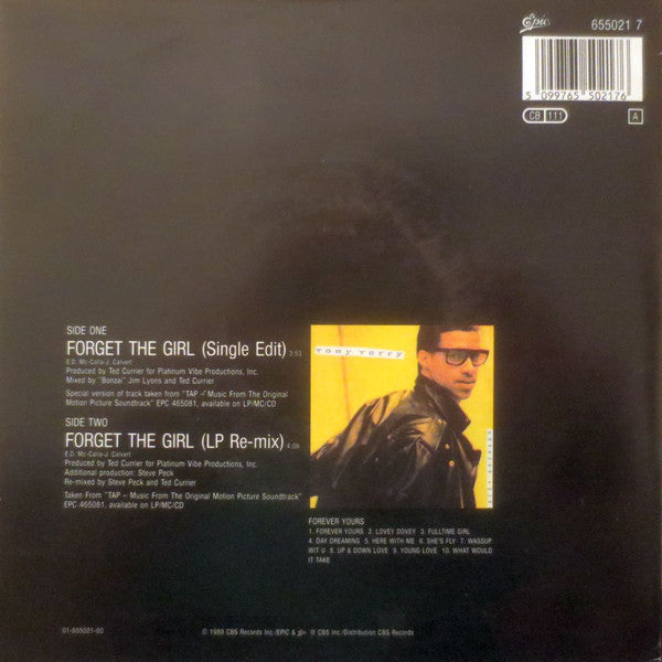 Tony Terry - Forget The Girl - 7 Inch