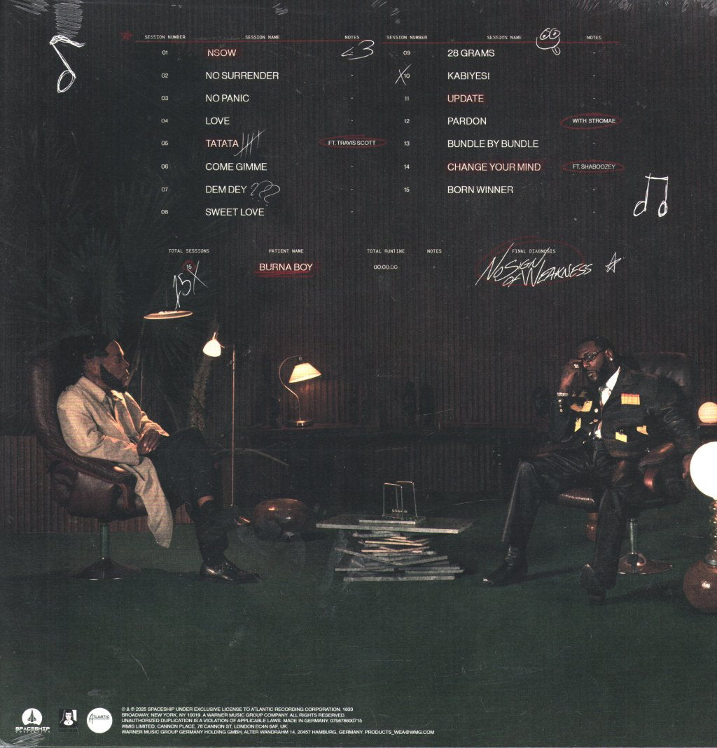 Burna Boy - No Sign of Weakness - Lp