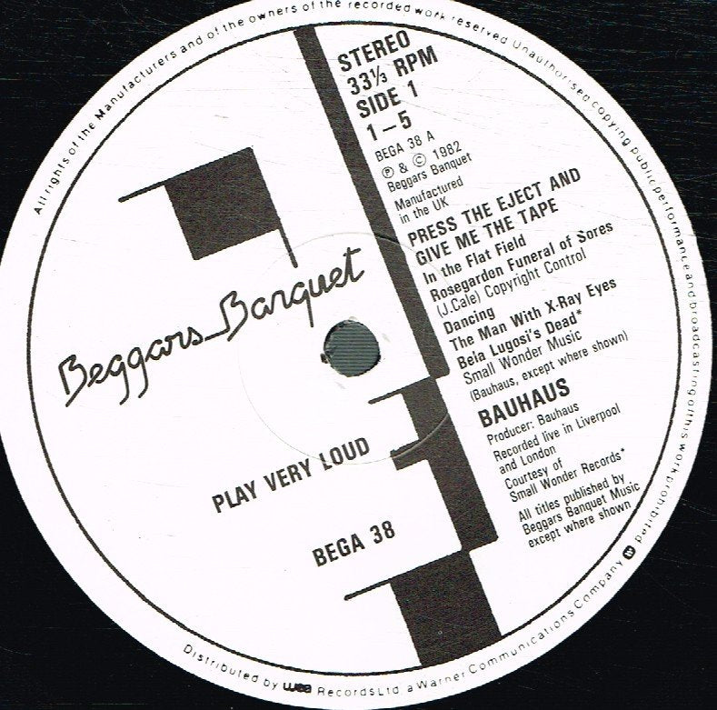 Bauhaus - Press The Eject And Give Me The Tape - Lp