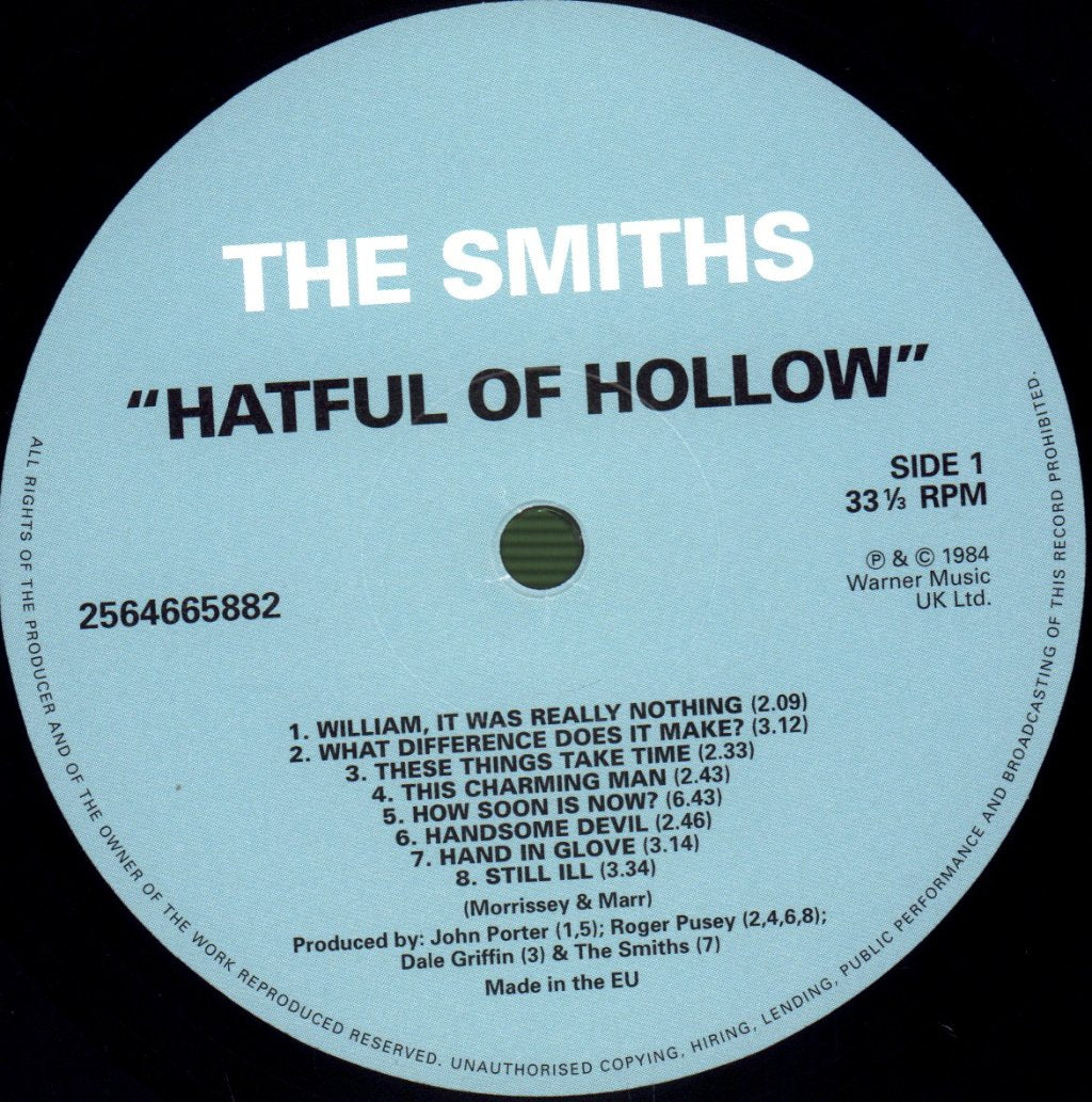 Smiths - Hatful Of Hollow - Lp