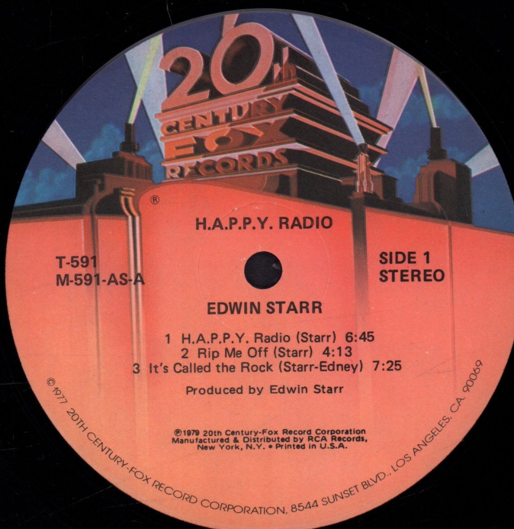 Edwin Starr - Happy Radio - Lp