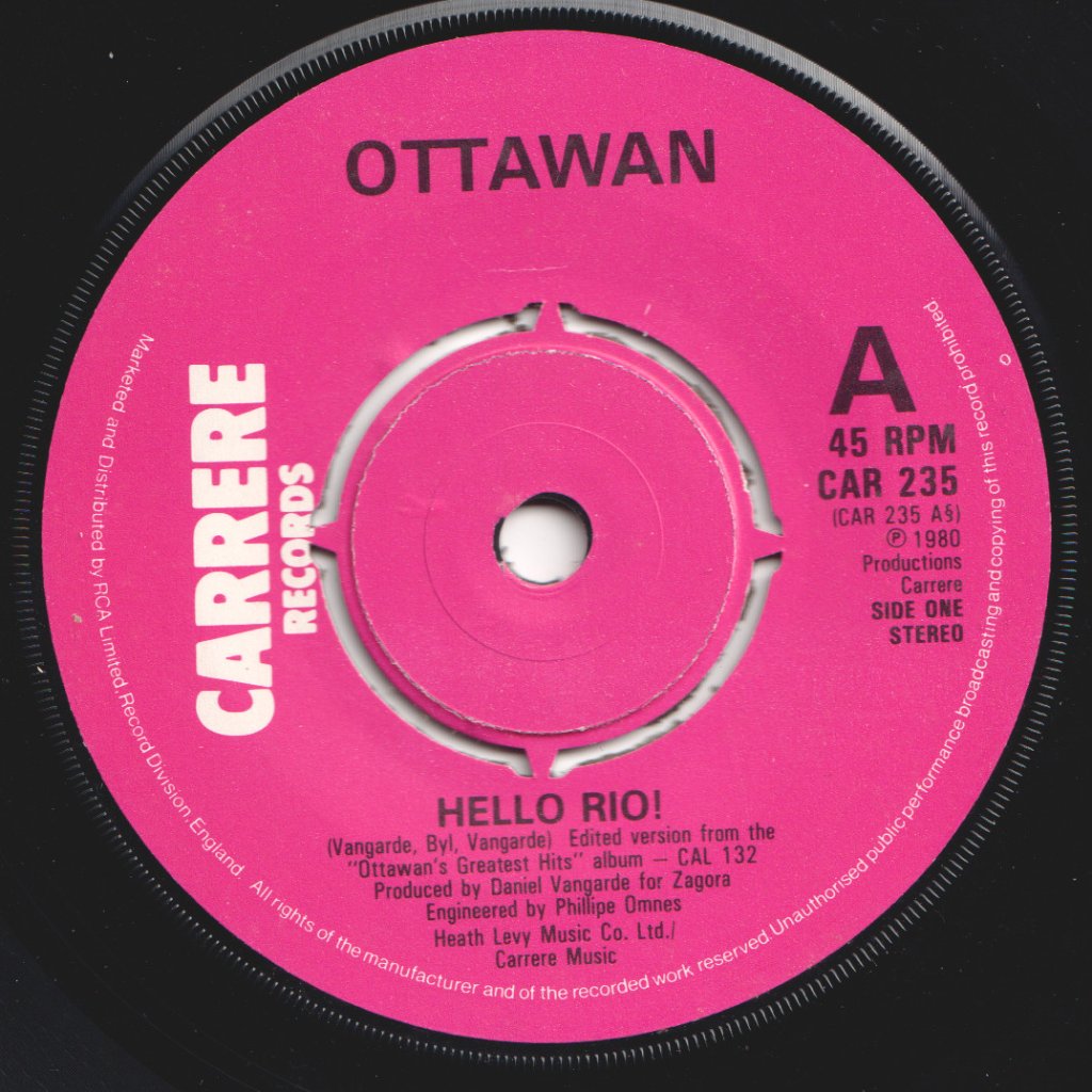 Ottawan - Hello Rio - 7 Inch