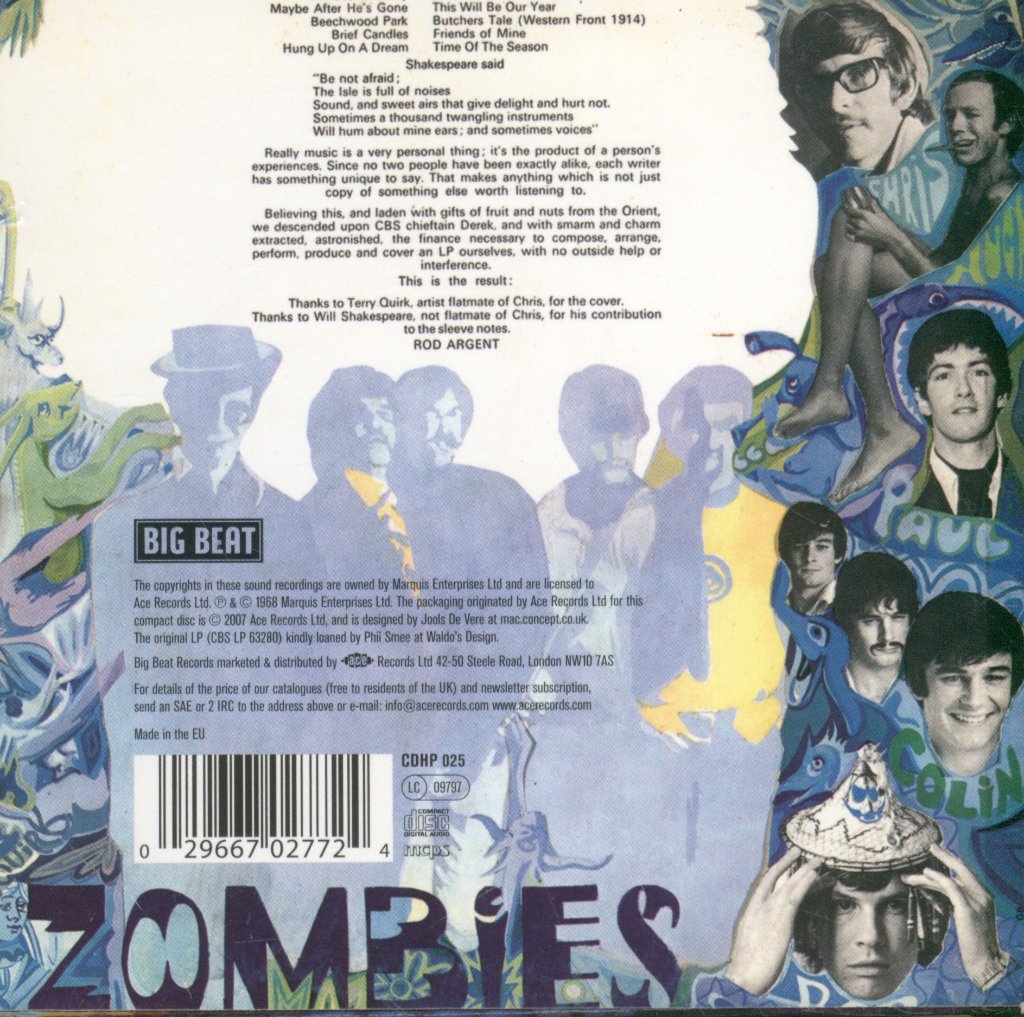 Zombies - Odessey & Oracle - Cd