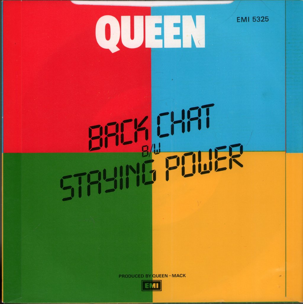 Queen - Back Chat - 7 Inch