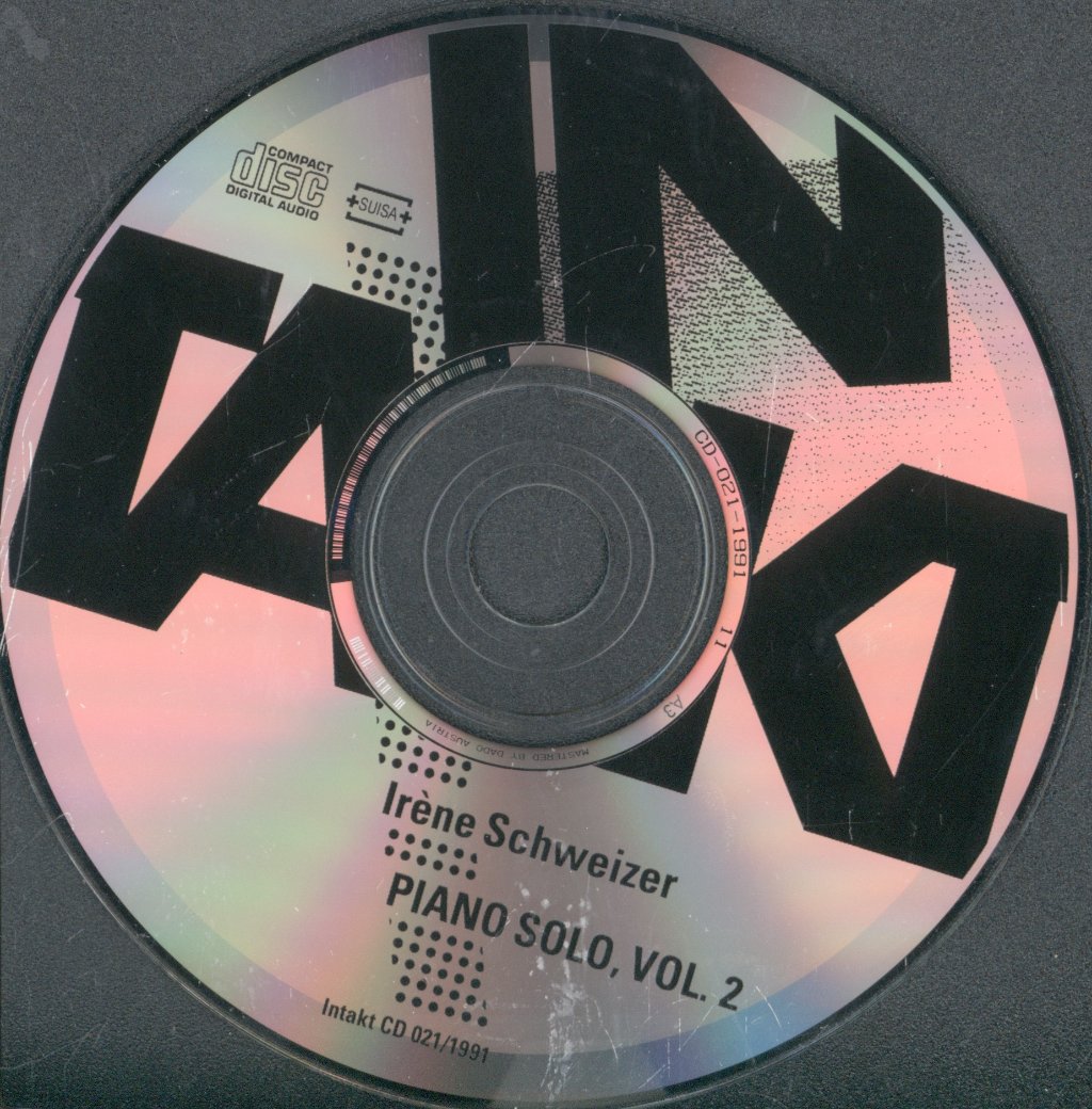 Irene Schweizer - Piano Solo Vol. 2 - Cd