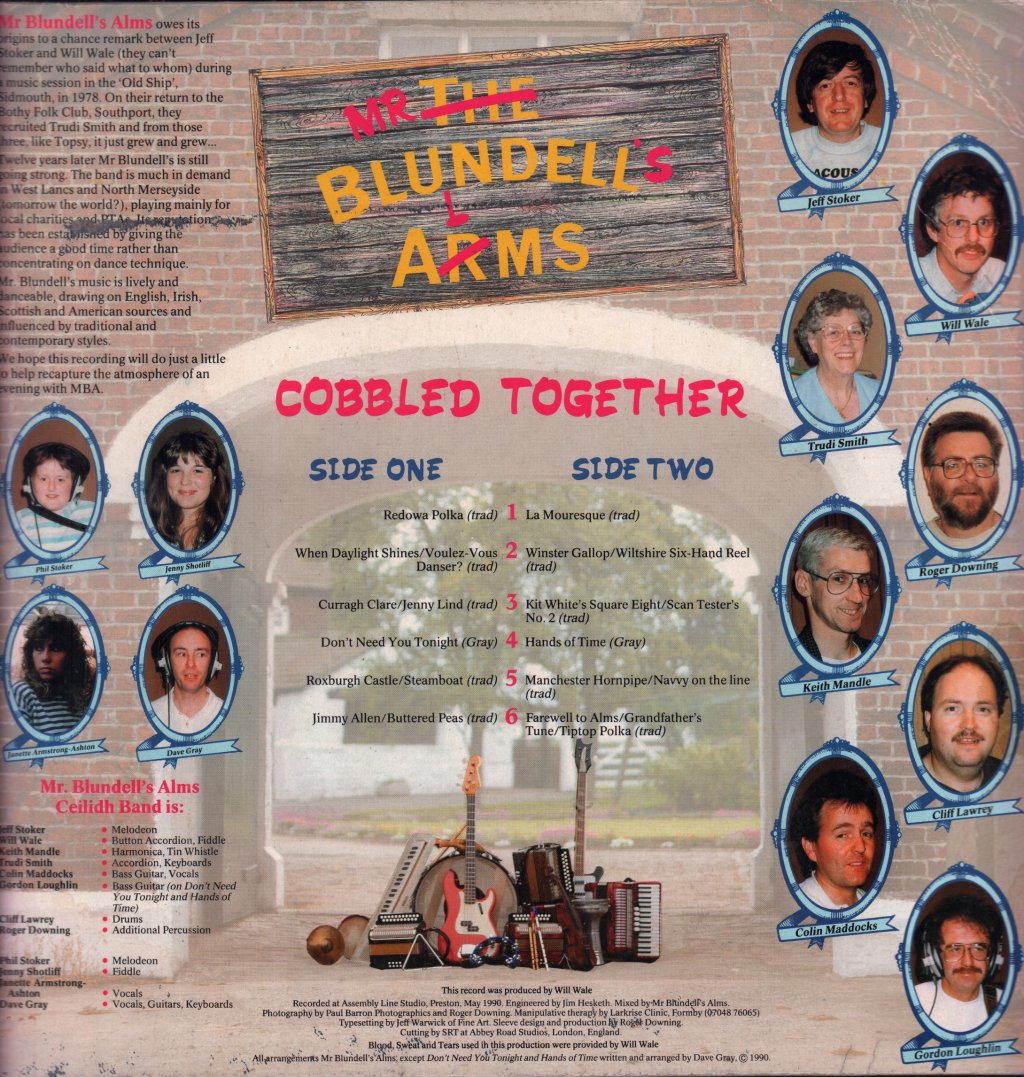 mr. blundell's alms ceilidh band - cobbled together - Lp
