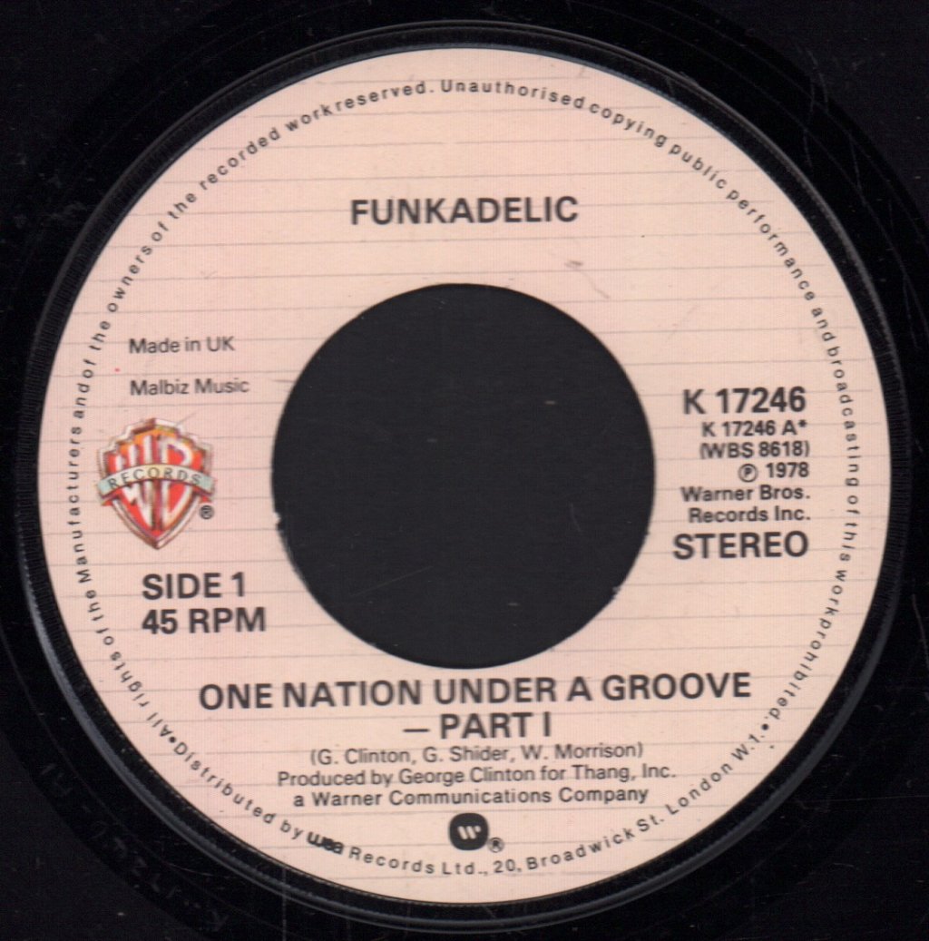 Funkadelic - One Nation Under A Groove - Part I - 7 Inch