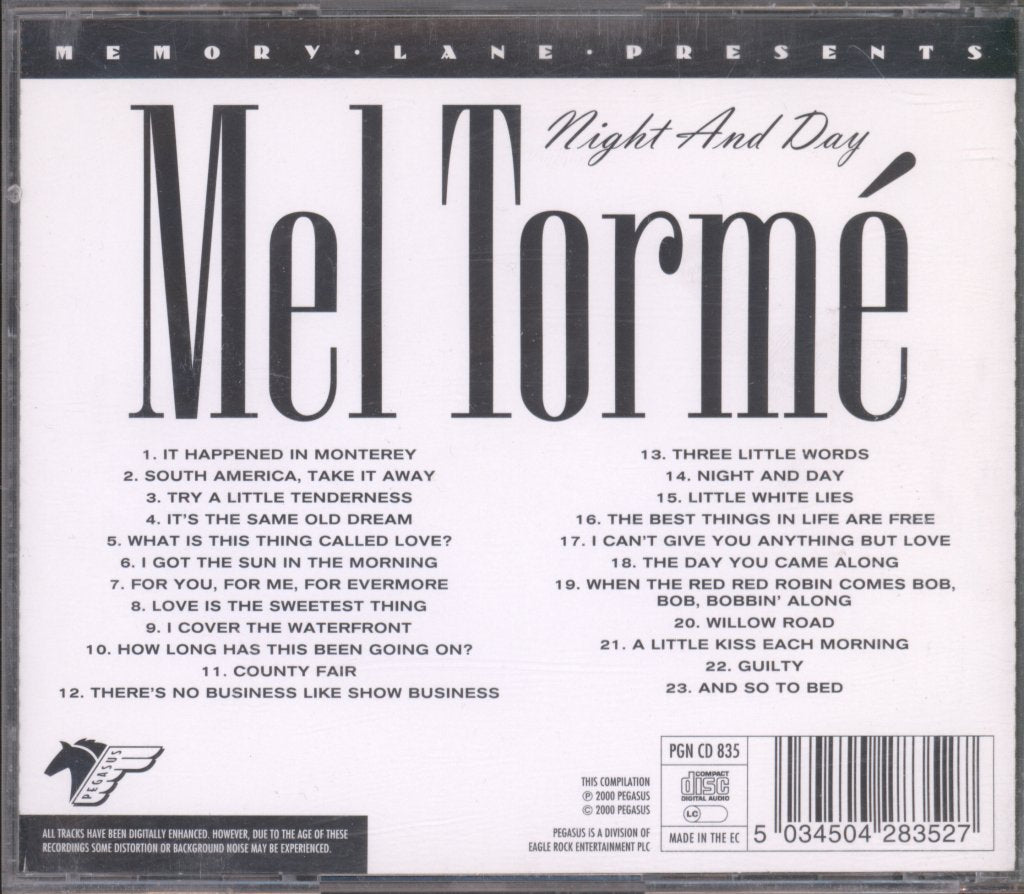 Mel Tormé - Night And Day - Cd