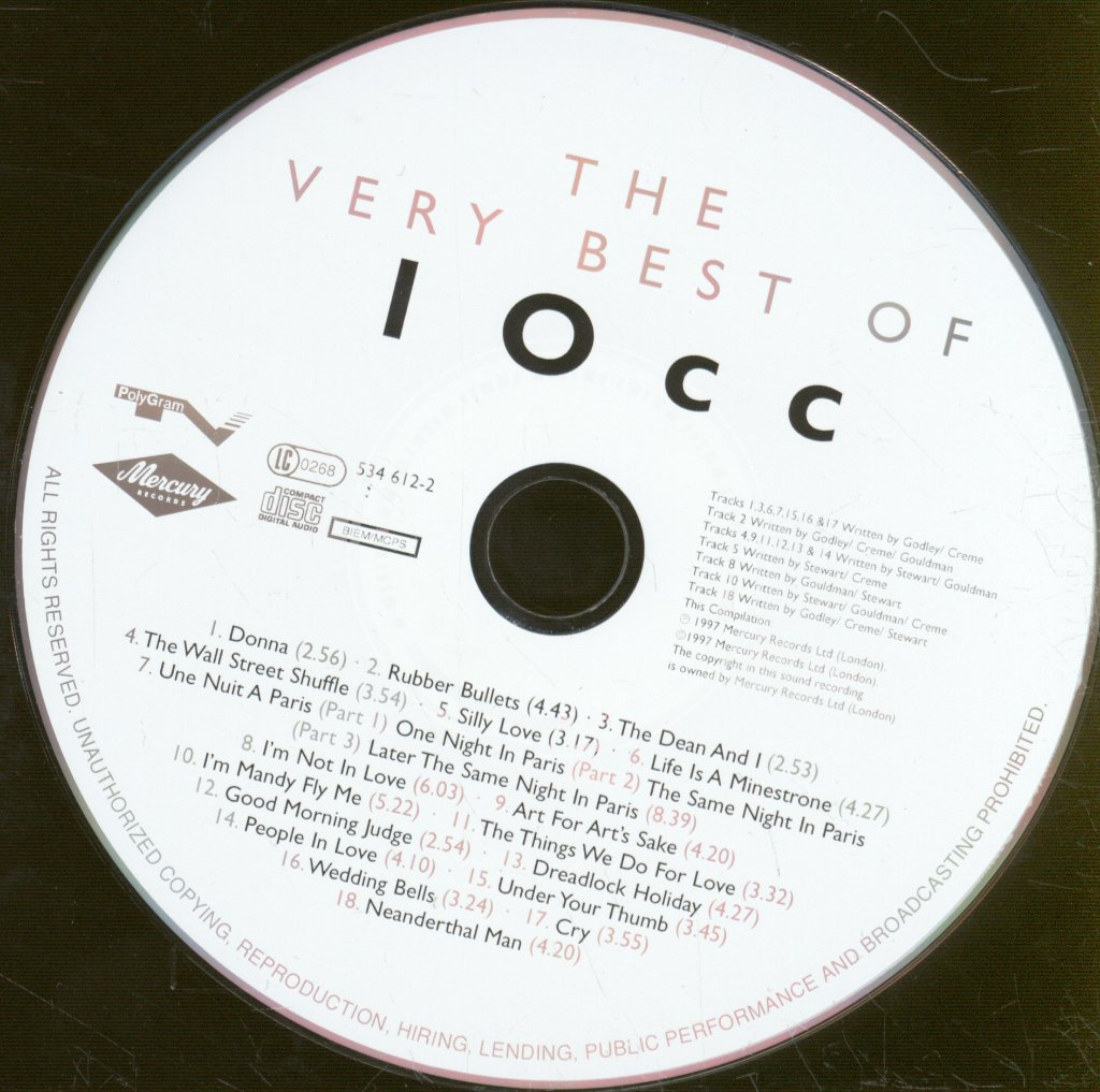 10cc - Very Best Of 10cc - Cd