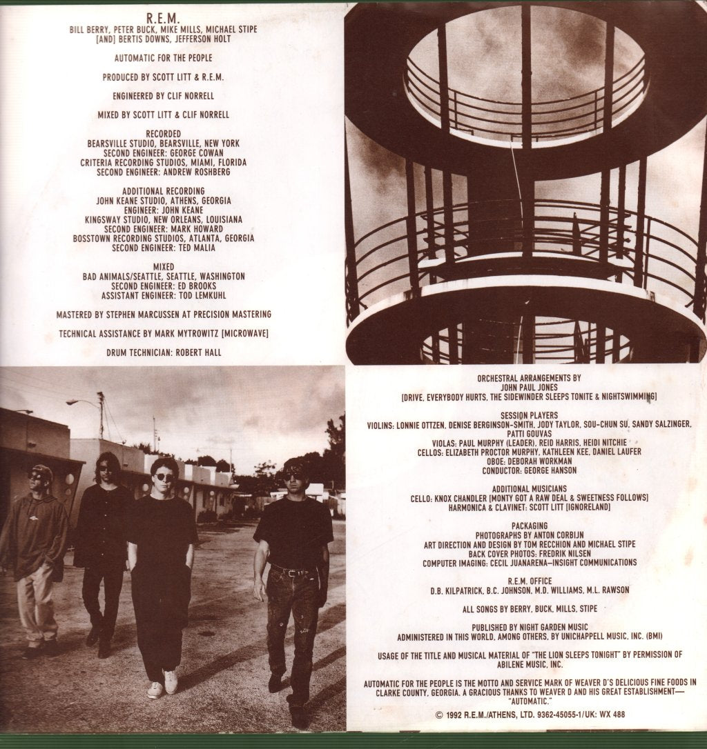 REM - Automatic For The People - Lp