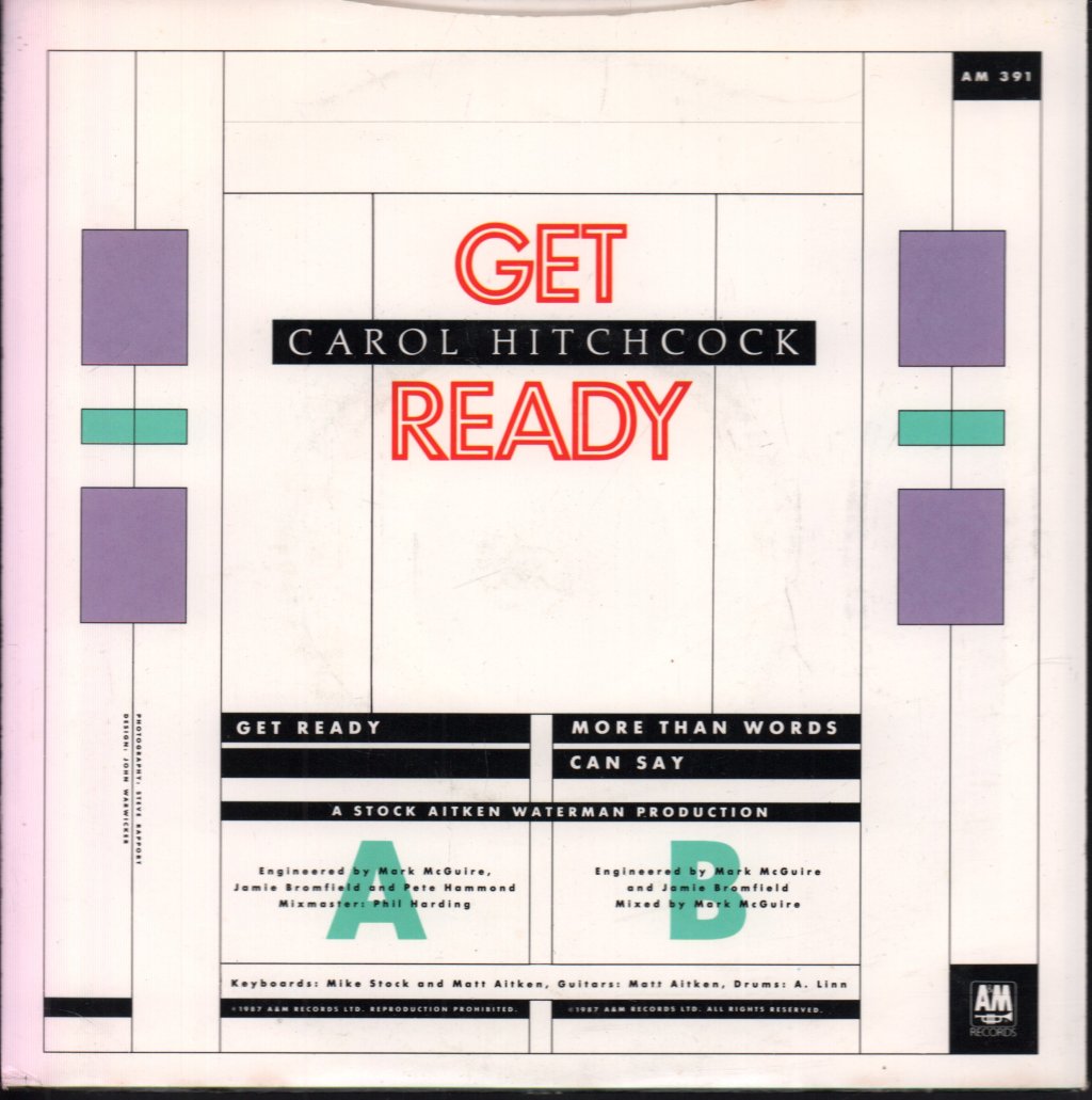 Carol Hitchcock - Get Ready - 7 Inch